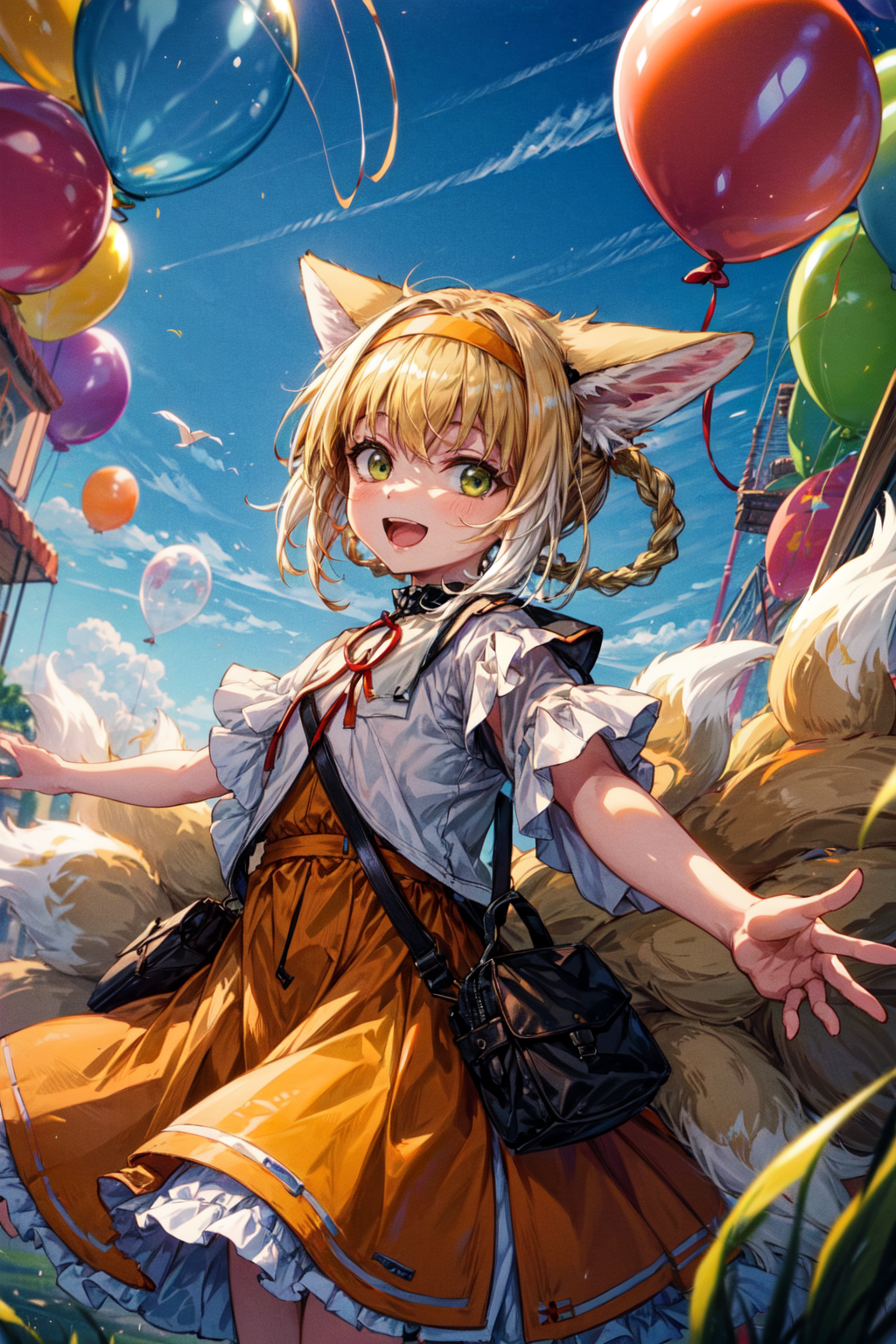00216-1010928465-masterpiece,best quality,1girl,suzuran _(arknights_),suzuran _(let's carnival_) _(arknights_),hair rings,orange dress,orange hai.png
